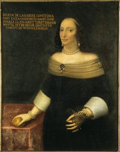 Ritratto di Beata De la Gardie 1612-1680, c. 1653 da Unbekannt