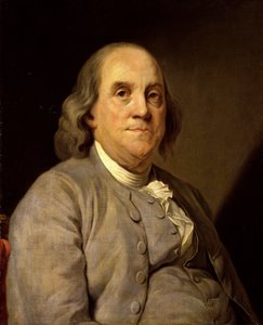 Ritratto di Benjamin Franklin da Unbekannt