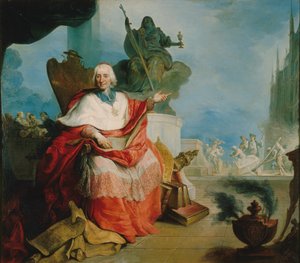Ritratto del cardinale Louis Antoine de Noailles