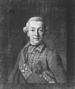 Ritratto del Conte Ivan Petrovich Saltykov 1730-1805, metà del XVIII sec.