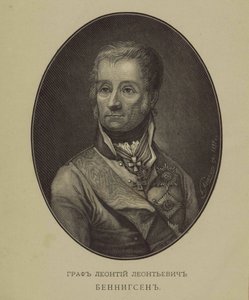 Ritratto del conte Levin Leonty August Theophil von Bennigsen 1745-1826