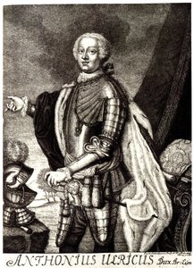 Ritratto del Duca Antonio Ulrico di Brunswick 1714-1774