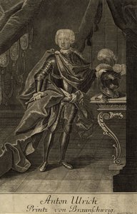 Ritratto del Duca Antonio Ulrico di Brunswick, 1714-1774, ca. 1700 da Unbekannt