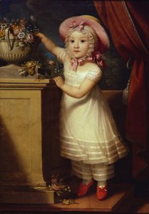 Ritratto di Ekaterina Dmitrievna Obreskova 1822-1874, ca 1825 da Unbekannt