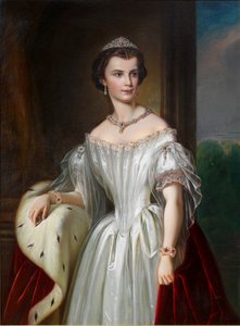 Ritratto di Elisabetta di Baviera, 1854 da Unbekannt
