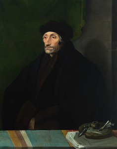Ritratto di Erasmo da Rotterdam 1467-1536, XVI secolo da Unbekannt