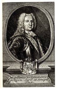 Ritratto di Ernst Johann von Biron 1690-1772, Duca di Curlandia e Semigallia e reggente dell