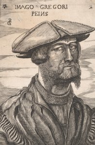 Ritratto di Georg Pencz Imago Gregori Peins da Unbekannt