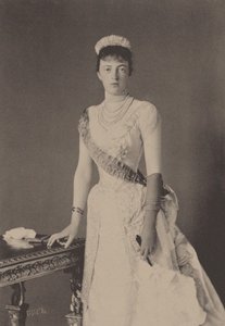 Ritratto della Granduchessa Anastasia Mikhailovna di Russia 1860-1922, 1889 da Unbekannt