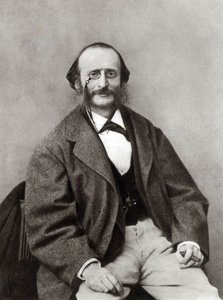 Ritratto di Jacques Offenbach, ca 1865 da Unbekannt