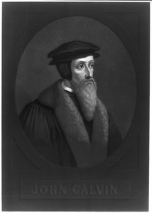 Ritratto di Giovanni Calvino 1509-1564, inizio XIX secolo da Unbekannt