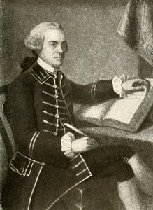 Ritratto di John Hancock, in cappotto con doppie tasche, c1780, 1937 da Unbekannt