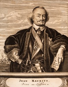 Ritratto di Giovanni Maurizio, Principe di Nassau-Siegen, 1675 da Unbekannt