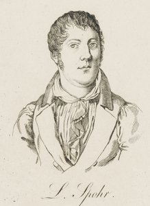 Ritratto di Louis Spohr 1784-1859, c. 1830 da Unbekannt