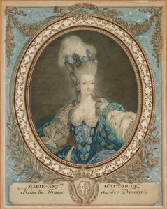 Ritratto di Maria Antonietta 1755-1793, seconda metà del XVIII secolo da Unbekannt