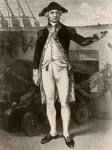 Ritratto di Paul Jones, Commodoro della Marina degli Stati Uniti, c1780, 1937 da Unbekannt