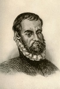 Ritratto di Pedro Menendez de Aviles, abbigliamento spagnolo, c1570-1580, 1937