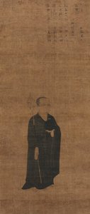 Ritratto del sacerdote Dazhi 1048-1116, il Maestro della Legge, 1100s