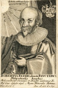 Ritratto di Robert Fludd 1574-1637, XVII secolo