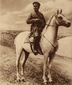 Ritratto di Semyon Mikhailovich Budyonny 1883-1973 da Unbekannt