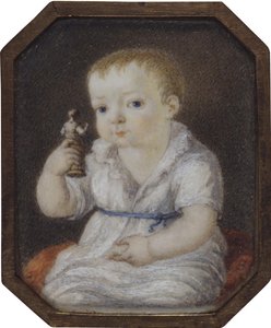 Ritratto di Sergey Ivanovich Volkov da bambino, ca 1808 da Unbekannt