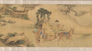 Ritratto di Shaoyu nei panni di Liu Ling, ca. 1795 da Unbekannt