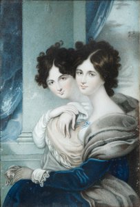 Ritratto delle sorelle principesse Anna Petrovna 1777-1805 ed Ekaterina Petrovna 1783-1830 Lopukhin