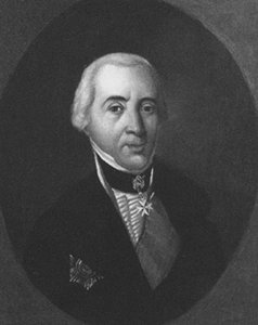 Ritratto di Vasily Yevdokimovich Adadurov 1709-1780 da Unbekannt