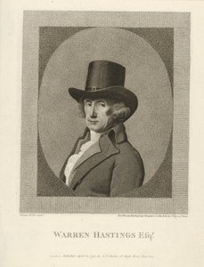 Ritratto di Warren Hastings, Esq., pub. 1795 da Unbekannt