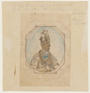 Ritratto di un sovrano Mughal