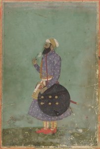 Ritratto di un principe, dinastia Mughal, XVIII secolo