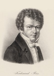 Ritratto del pianista e compositore Ferdinand Ries da Unbekannt