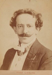 Ritratto del pianista e compositore Georg Liebling 1865-1946, c. 1900 da Unbekannt