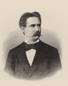 Ritratto del pianista e compositore Xaver Scharwenka 1850-1924, c. 1880 da Unbekannt