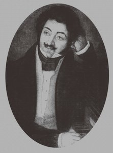Ritratto del compositore Alexander Aleksandrovich Alyabyev 1787-1851, 1810s da Unbekannt