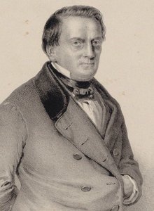 Ritratto del compositore Franz Lachner