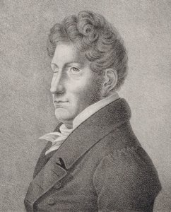 Ritratto del compositore Friedrich Kuhlau 1786-1832