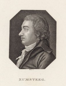 Ritratto del compositore Johann Rudolf Zumsteeg, c. 1800 da Unbekannt