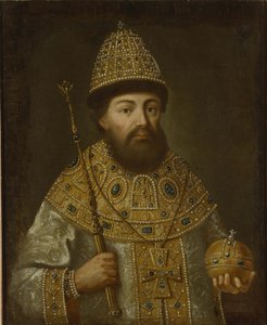Ritratto dello Zar Alessio I Michajlovič di Russia 1629-1676, ca 1675 da Unbekannt