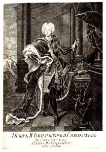 Ritratto dello Zar Pietro II di Russia