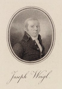 Ritratto del violoncellista Joseph Franz Weigl, c. 1785
