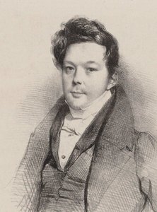 Ritratto del compositore Auguste-Mathieu Panseron 1796-1859, 1820 da Unbekannt