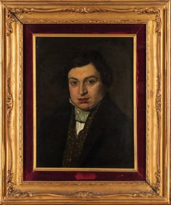 Ritratto del compositore Gioachino Antonio Rossini da Unbekannt