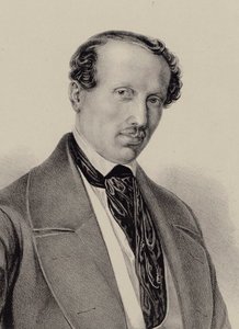 Ritratto del compositore Hans Christian Lumbye, c. 1850 da Unbekannt