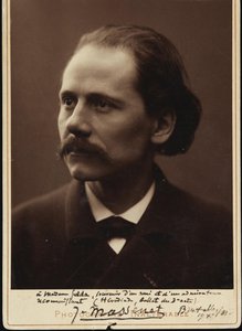 Ritratto del compositore Jules Massenet da Unbekannt