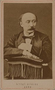 Ritratto del compositore Luigi Arditi 1822-1903, 1880 da Unbekannt