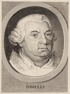 Ritratto del compositore Niccolò Jommelli da Unbekannt