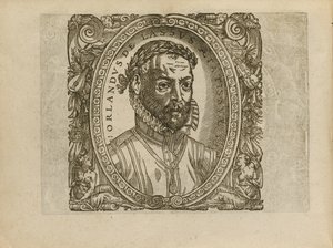 Ritratto del compositore Roland de Lassus 1532-1594, 1560 da Unbekannt