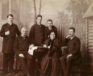Ritratto della famiglia di Sophia Perovskaya, 1860 da Unbekannt