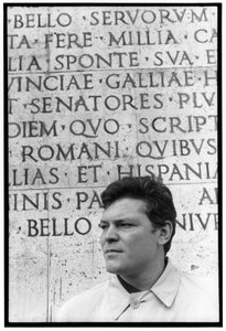 Ritratto del pittore Franco Angeli. Primi anni 